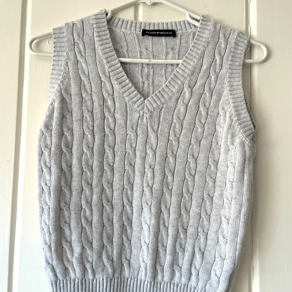 Brandy Melville sweater vest. One size. Worn only once.